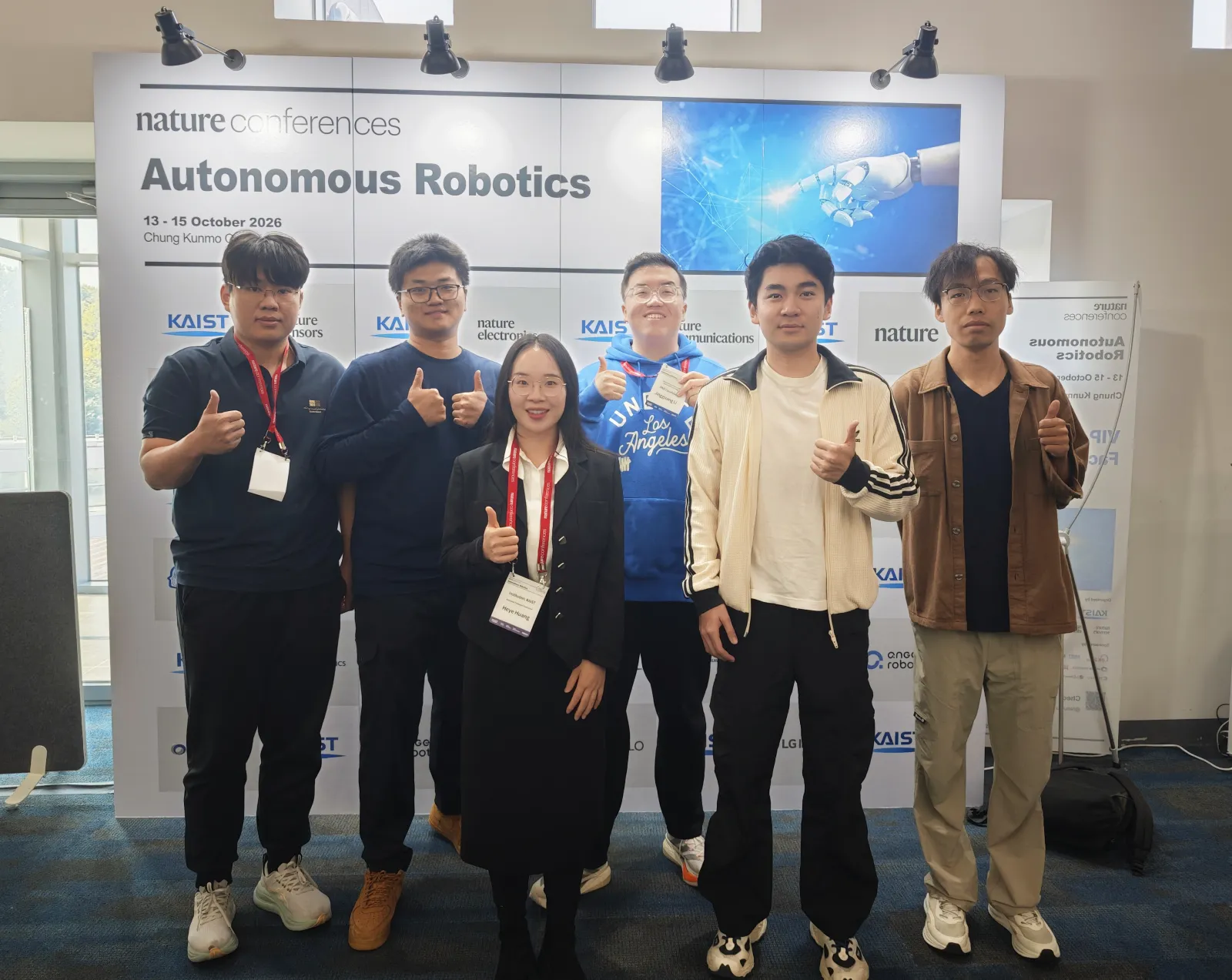 ACES Lab members at the Nature Conference on Autonomous Robotics